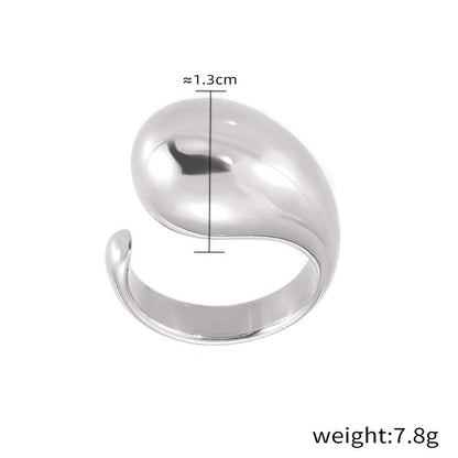 18K Gold Teardrop Ring - NB Accessories