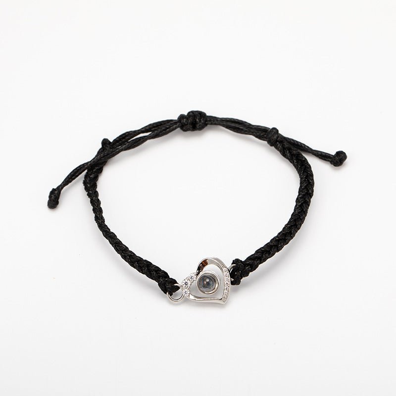 Braided Heart Projection Bracelet - NB Accessories