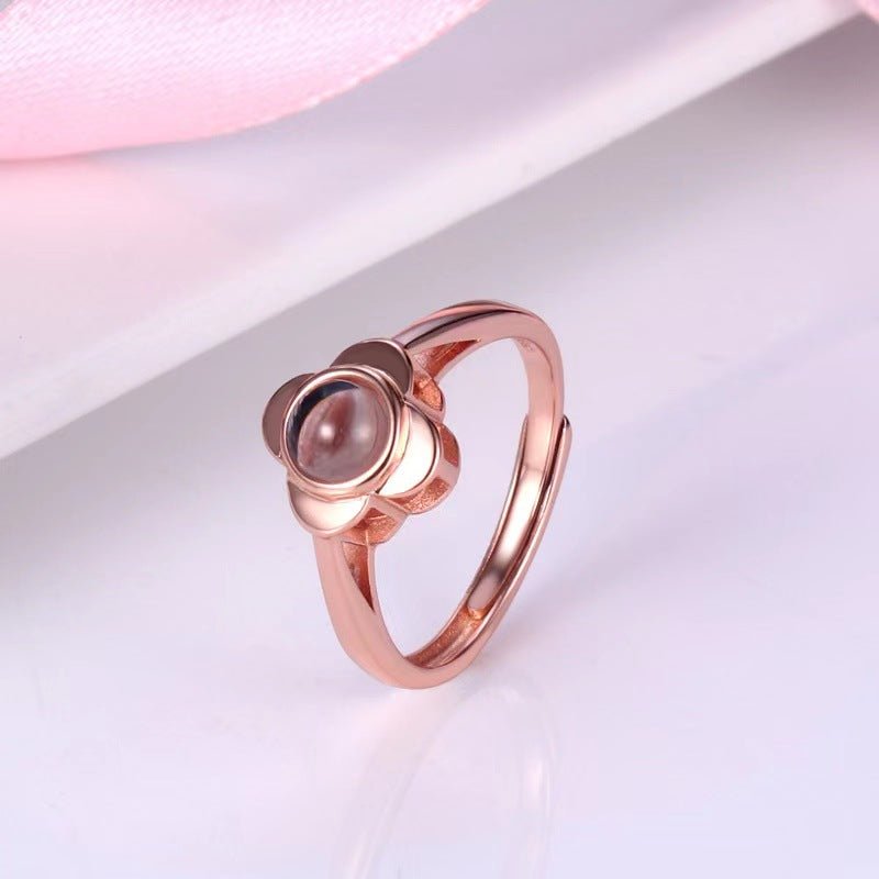 Four - leaf Clover Projection Ring - NB Accessories