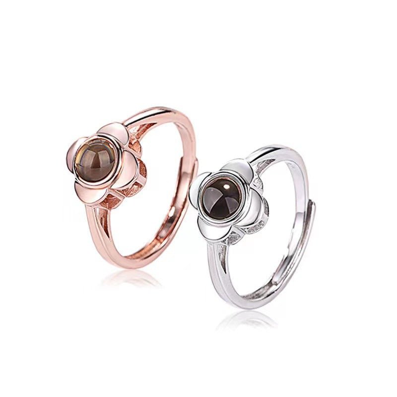 Four - leaf Clover Projection Ring - NB Accessories